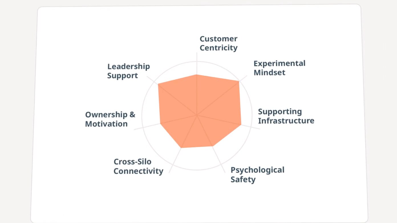 Innovation levers radar chart